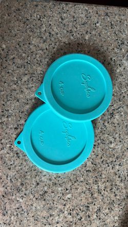 Sophico 2-pack Silicone Replacement Lids for 4-cup Bowls