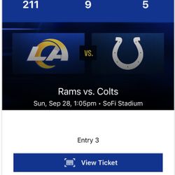 Rams vs Colts 