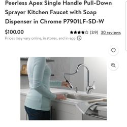 Kitchen faucet With Soap Dispenser 