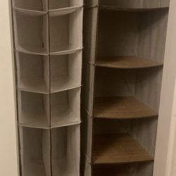 Three Hanging Organizers 