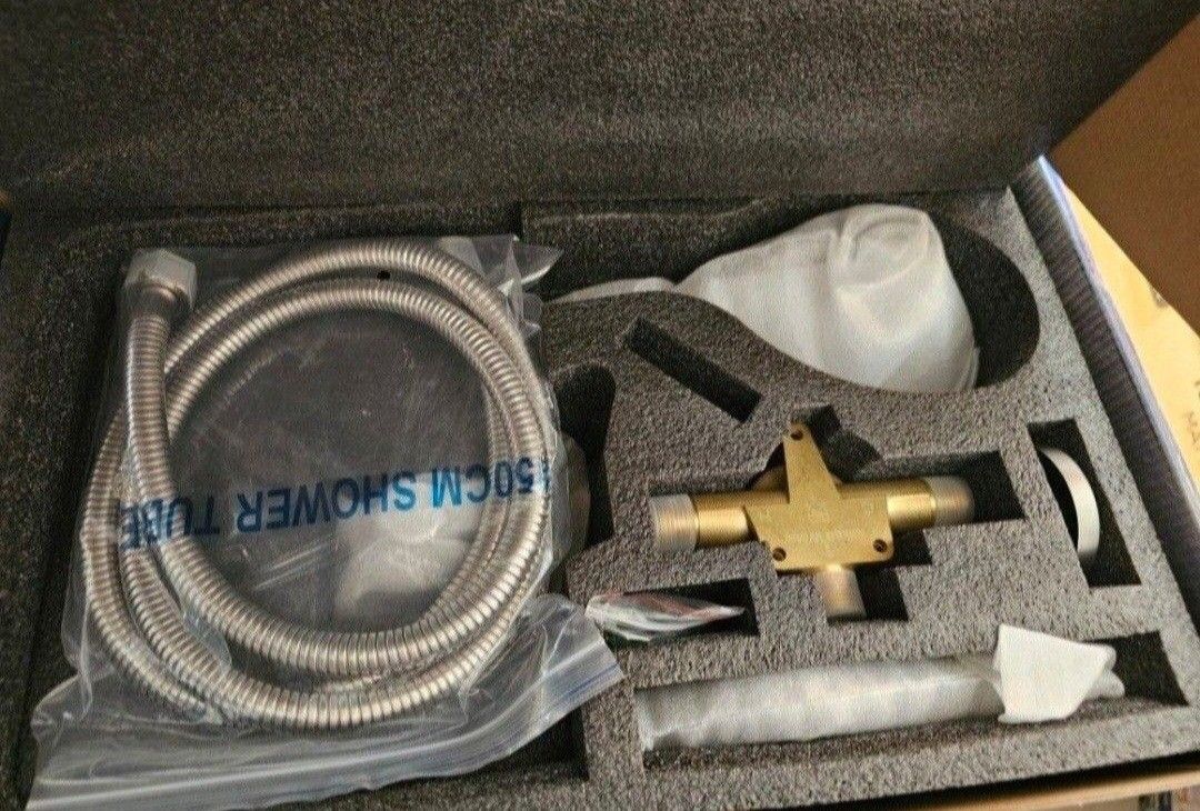 Ukishiro Dual Head Shower Only Faucet In Brushed Nickel (Valve Included)