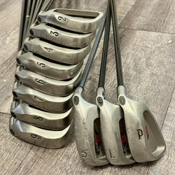 CALLAWAY 1996 Big Bertha Iron Set 2-3-PW-SW-LW RCH 96 Graphite Firm Flex RH (11)