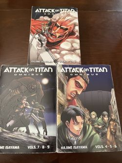 Attack On Titán Ómnibus 1,2,3