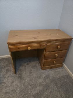 Tan Computer Desk