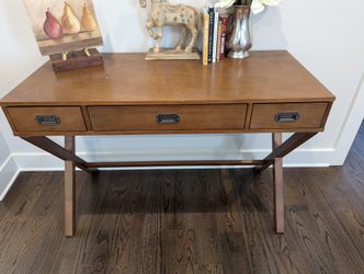 Campaign Wood Writing Desk