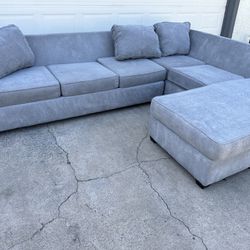 Sectional Couch - Mathers Oyster Grey 125
