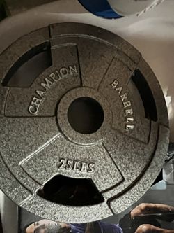 Champion - Olympic Grip Plate, 25 Ibs