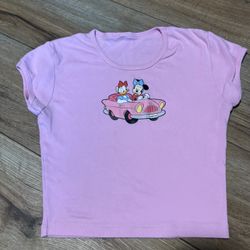 Disney Pink Crop Top