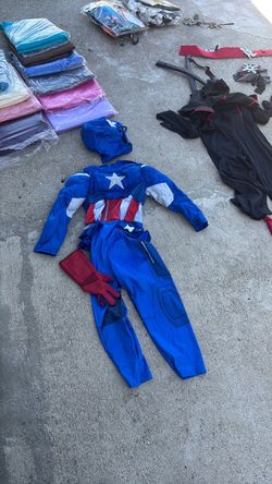 Captain America Kids Costume with Mask and