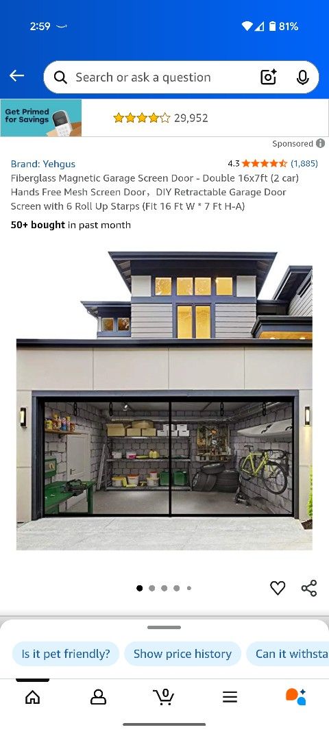 Garage Screen Door