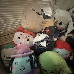 Nightmare Before Christmas Squishmallow Completed Set