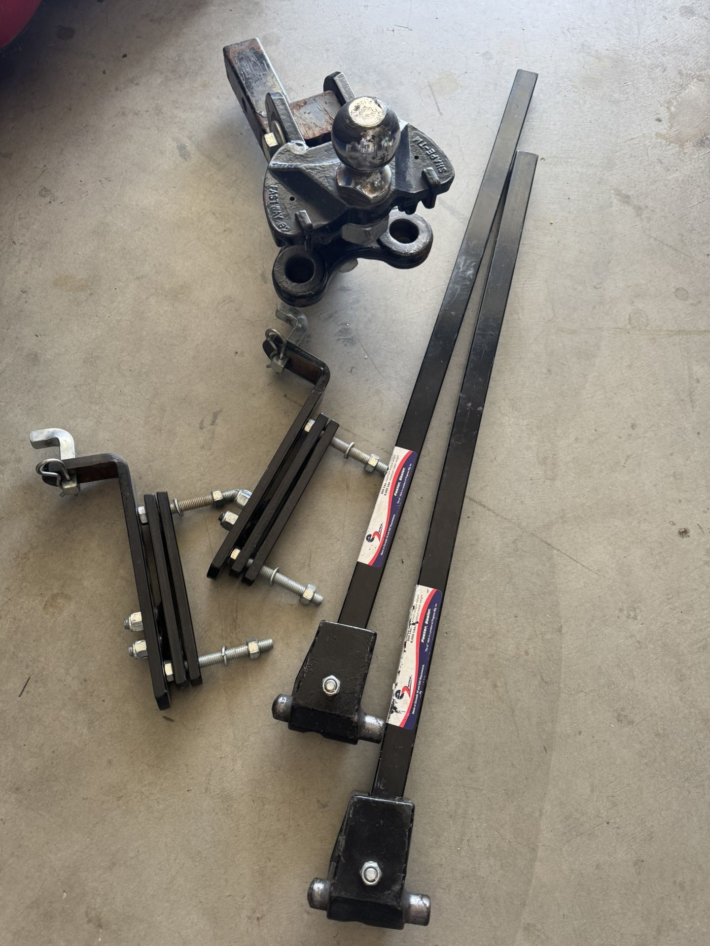 Weight distribution bars