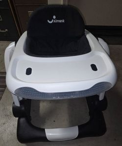 Baby Walker, 4-Gear Height Adjustable Baby Walker