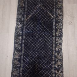 Blue Velvet Prayer Rug