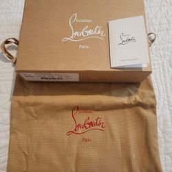 CHRISTIAN LOUBOUTIN Transparent Panettone Wallet 1225386 PVC Logo/Spikes