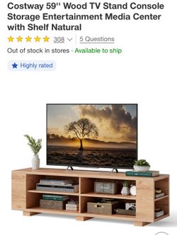 New TV stand new in box