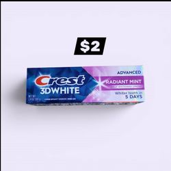 Crest Toothpaste $2each. Price is Firm.