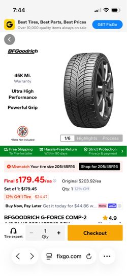 Bfgoodrich  tires