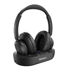 new Wireless Headphones for TV, TV Headphones Wireless for Seniors - Bluetooth tv Headset with Transmitter & Charging Base, 65Hrs Battery, No Delay, L