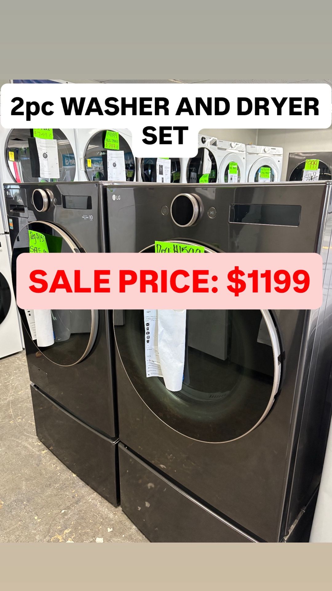 Lg Washer And Dryer Set