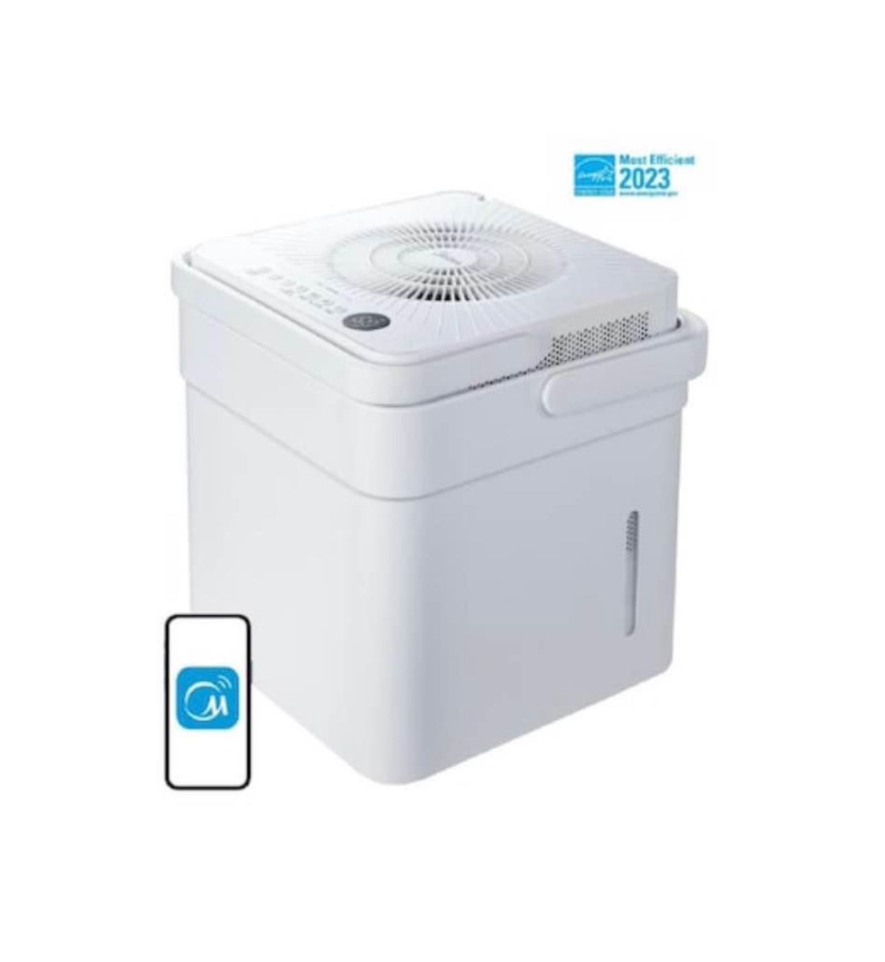 Midea Cube 20-Pint Smart Wifi Dehumidifier, Coverage up to 2,000 sq. ft., MAD20S1QWT