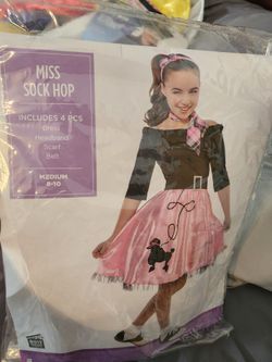 Miss Sock Hop Size 8-10 Girls Costume