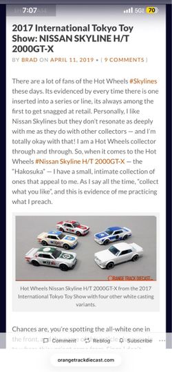 Hotwheels 2017 international Tokyo toy show hakosuka