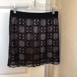 Skirt, Black Lacey