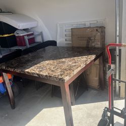 Marble Kitchen Table