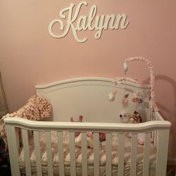 White Baby Crib