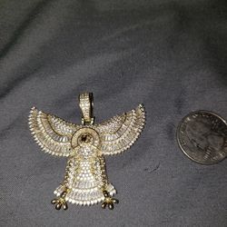 Horus Iced Gld Pendant