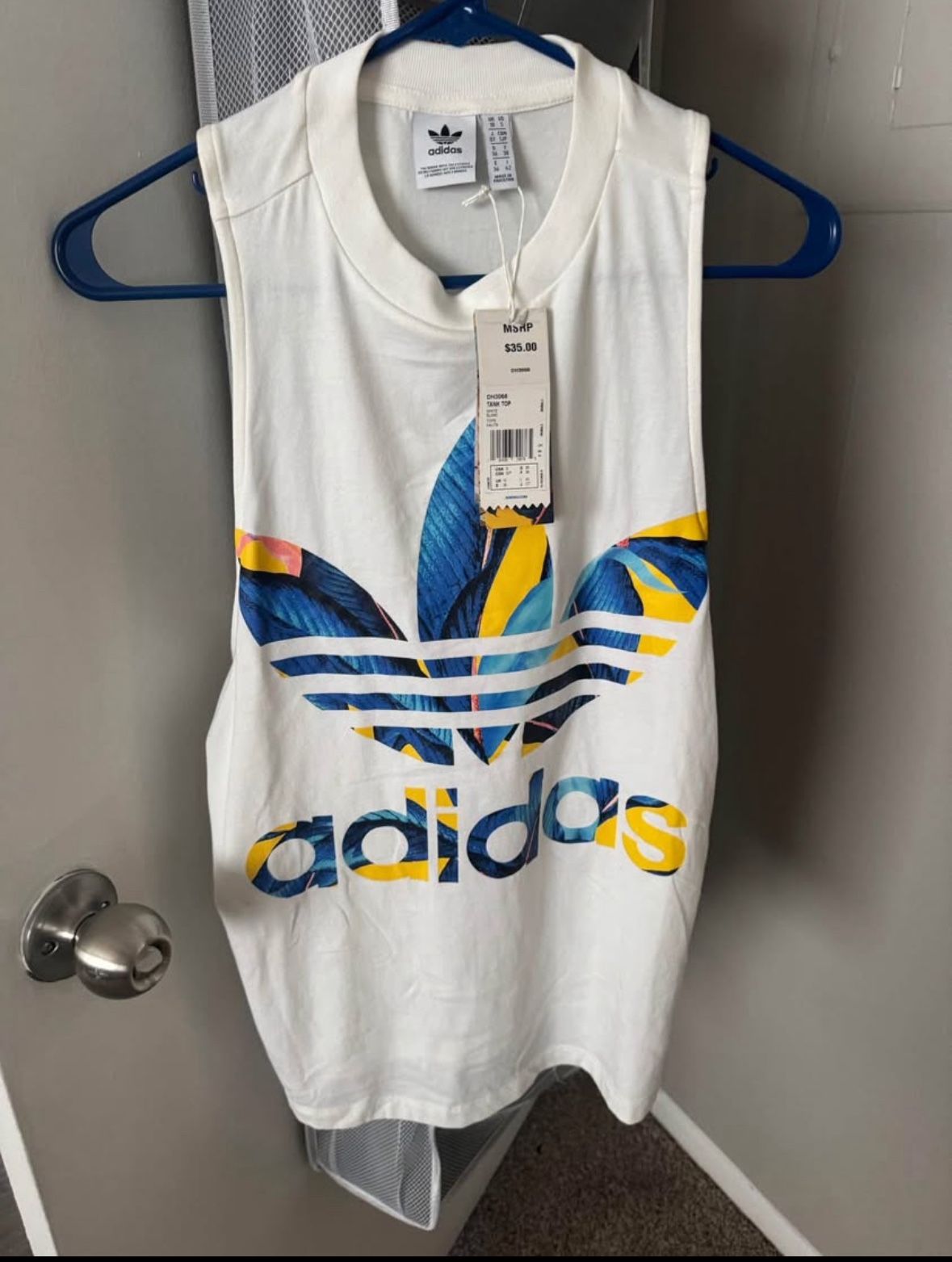 womens adidas racerback size S