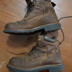 Red Wing Lace Up Boots Size 11 Wide, ASTM F2892-18 EH (NO Steel Toe)