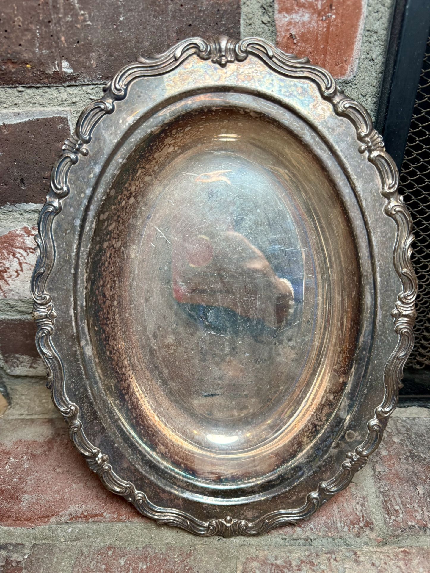 Vintage FB rogers silver co tray