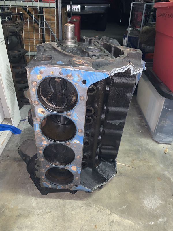 6876 Chevy 4 Bolt Main Block with a Standard bore Block for Sale in