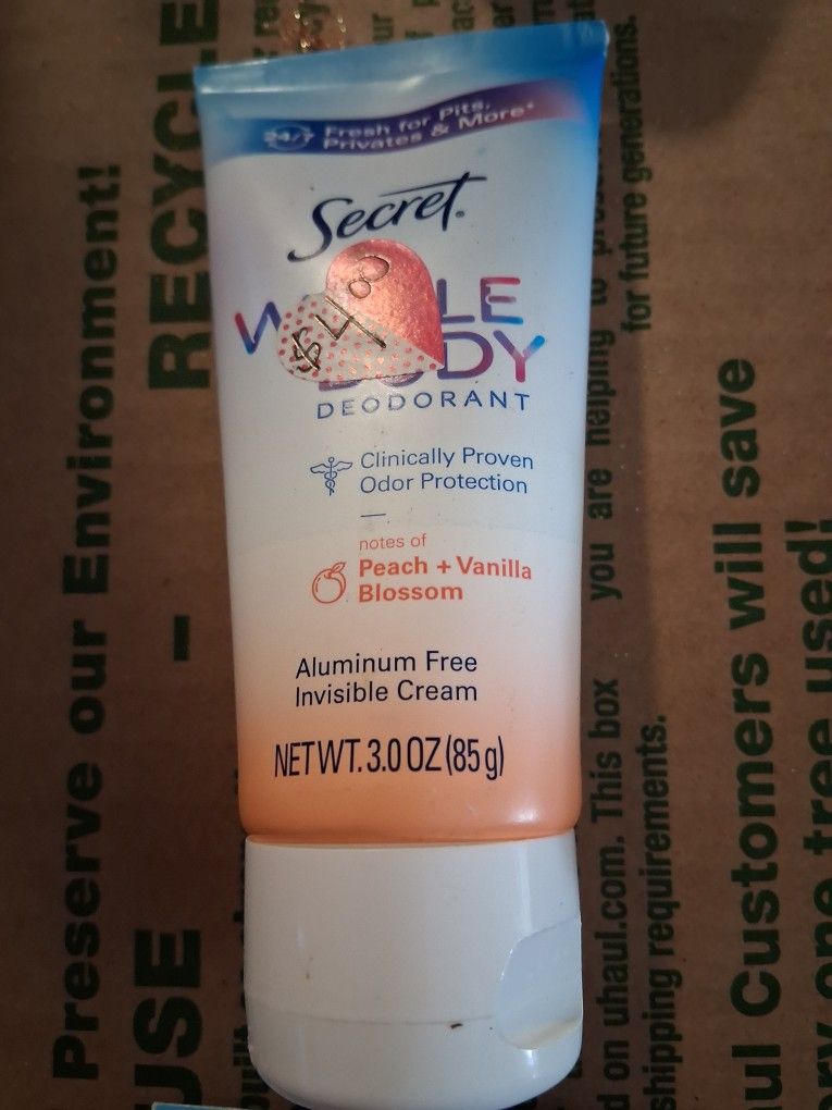 New, Secret Whole Body 72 Hour Deodorant