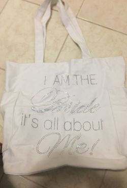 Bride tote bag