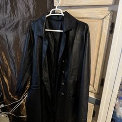 Leather Trench Coat