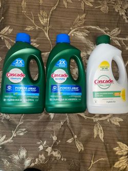 3🔥60 oz cascade dish washer detergent all 3 for $12 firm on price