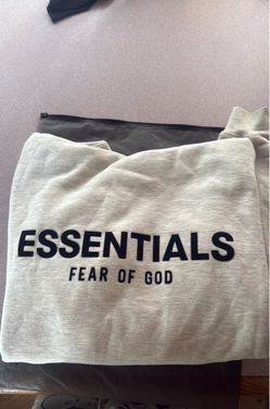Fear of God Essentials Hoodie Light Gray