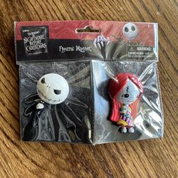 Disney Nightmare Before Christmas Jack & Sally Magnet Figurines