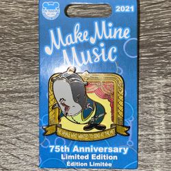 New Disney Parks Pin The Whale That Wanted to Sing MAKE MINE MUSIC Le 3000