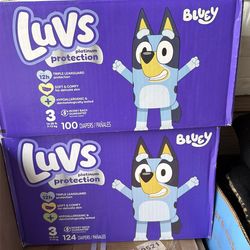NEW 224 count LUVS SZ 3