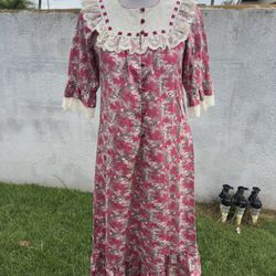 Vintage 80's Liberty House Lola Muumuu Women's Small Dress From Hawaii