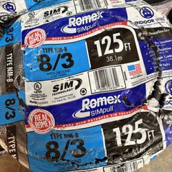 New Romex Wire 8/3