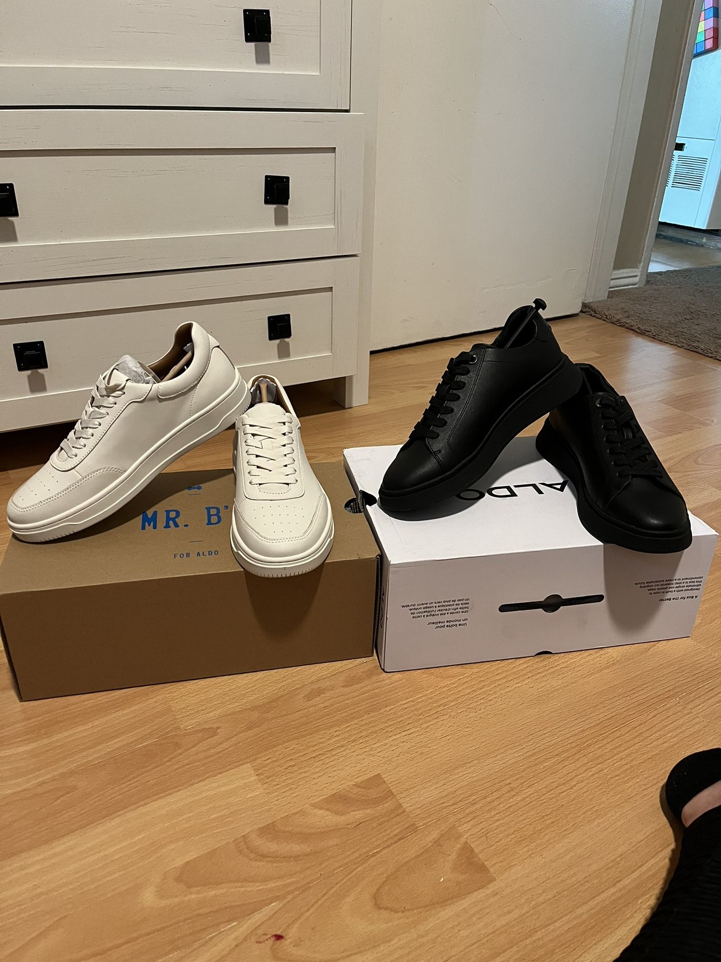 Aldo Magnum Shoes And Baseliner Size 9.5 Men