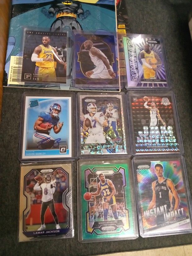 9Rare Rookie Cards & Superstar Players Lot!