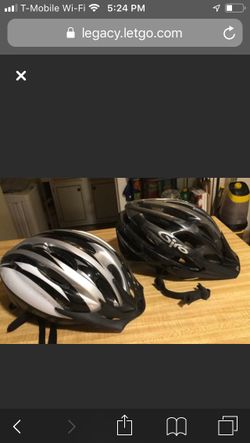 (2) medium bicycle hats