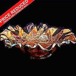 OVER 60 LISTINGS JUST REDUCED ON MY PAGE. CLICK MY PIC AND SCROLL TO SEE THEM.   Vintage Carnival Glass