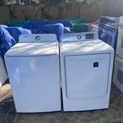 Samsung Top Load Washer & Dryer Set 